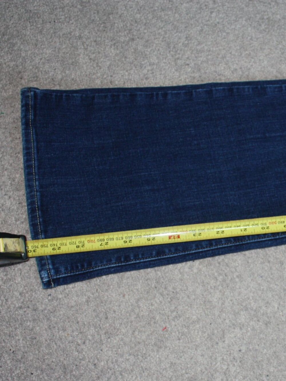 Levi's 725 High Rise Bootcut Jeans Women's 31 Dark Wash Stretch - Picture 6 of 9